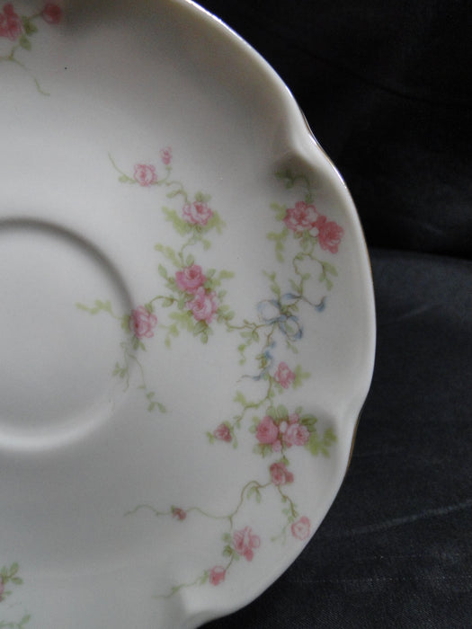 Haviland (New York) Rosanne, Blue Ribbon: 5 3/4" Saucer Only, No Cup