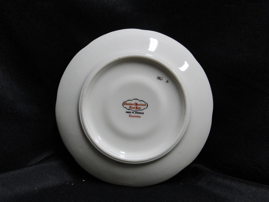 Haviland (New York) Rosanne, Blue Ribbon: 5 3/4" Saucer Only, No Cup
