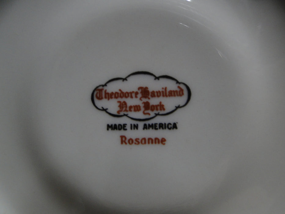 Haviland (New York) Rosanne, Blue Ribbon: 5 3/4" Saucer Only, No Cup