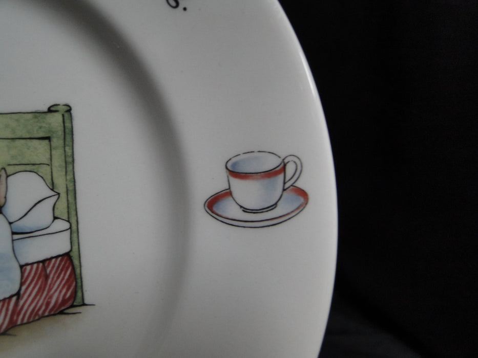 Wedgwood Peter Rabbit: "Put Him to Bed" Children's Plate, 6 7/8"