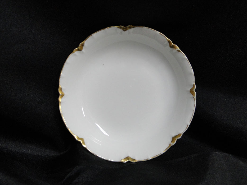 Haviland (Limoges) Schleiger 15, Wavy Gold Trim: Fruit Bowl (s), 5"