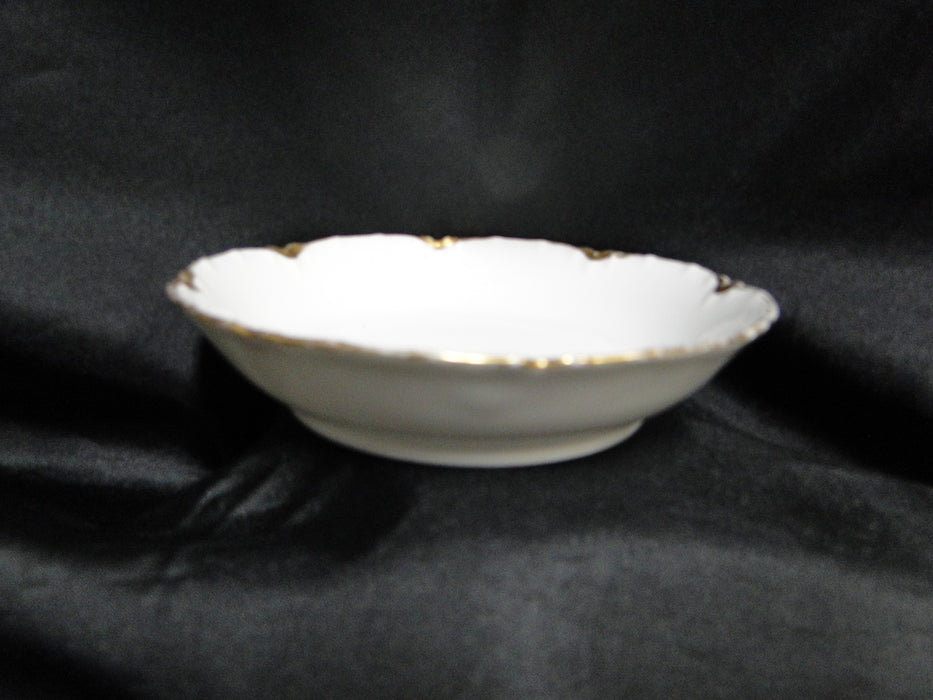 Haviland (Limoges) Schleiger 15, Wavy Gold Trim: Fruit Bowl (s), 5"