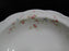 Haviland (New York) Rosanne, Blue Ribbon: Oval Serving Bowl, 9 3/4", As Is