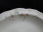 Haviland (New York) Rosanne, Blue Ribbon: Oval Serving Bowl, 9 3/4", As Is