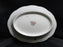 Haviland (New York) Rosanne, Blue Ribbon: Oval Serving Bowl, 9 3/4", As Is