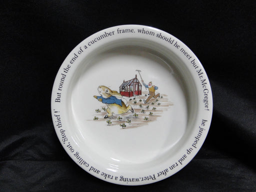 Wedgwood Peter Rabbit: "Stop Thief" Children's Porringer Bowl, 6 3/8" x 1 3/8"