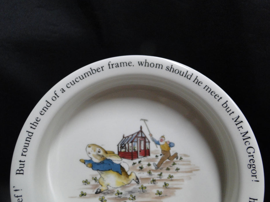 Wedgwood Peter Rabbit: "Stop Thief" Children's Porringer Bowl, 6 3/8" x 1 3/8"