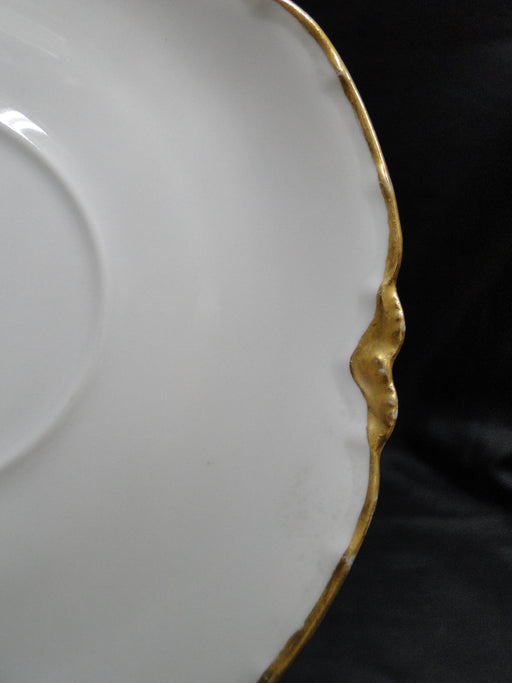 Haviland (Limoges) Schleiger 15, Wavy Gold Trim: 5 7/8" Saucer (s) Only