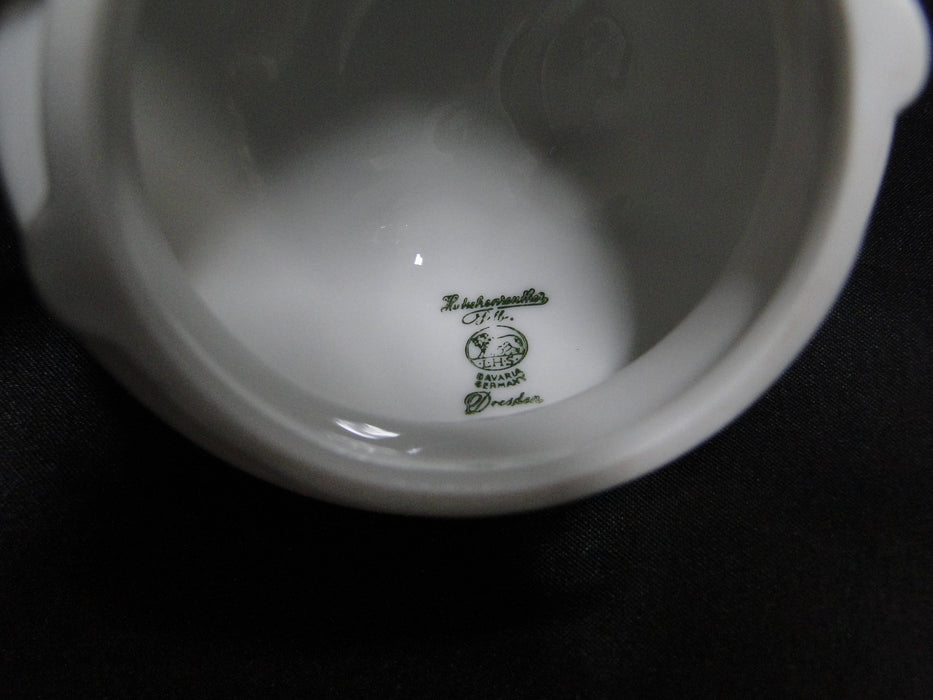 Hutschenreuther Dresden, White, Embossed: Coffee Pot & Lid, 10", As Is