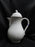 Hutschenreuther Dresden, White, Embossed: Coffee Pot & Lid, 10", As Is