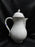 Hutschenreuther Dresden, White, Embossed: Coffee Pot & Lid, 10", As Is