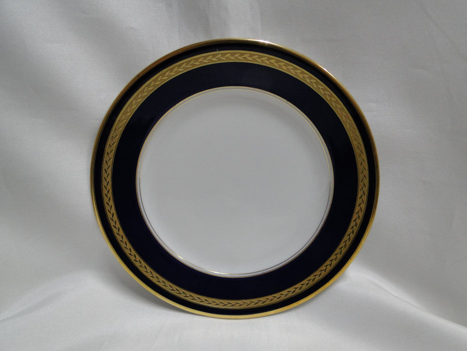 Hutschenreuther Monarch, Cobalt Blue & Gold Bands: Bread Plate, 6 1/8"
