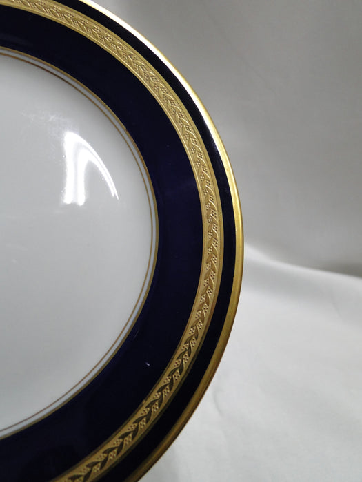 Hutschenreuther Monarch, Cobalt Blue & Gold Bands: Bread Plate, 6 1/8"