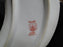 Carlsbad Austria, Pink Florals, Gold Trim: Crescent Bone Plate (s), 6 5/8"