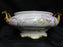 Hutschenreuther Sylvia Handpainted Roses: Serving Bowl w/ Lid & Handles