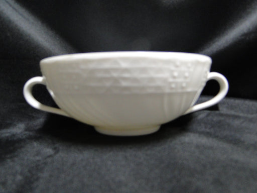 Hutschenreuther Dresden, White, Embossed: Cream Soup Bowl, No Saucer, As Is