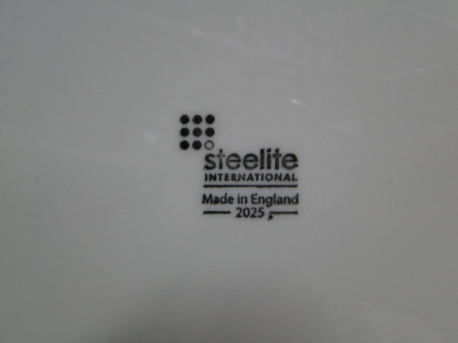Steelite Craft, England: NEW White Stack Salad Plate, 8" x 1/2" Tall