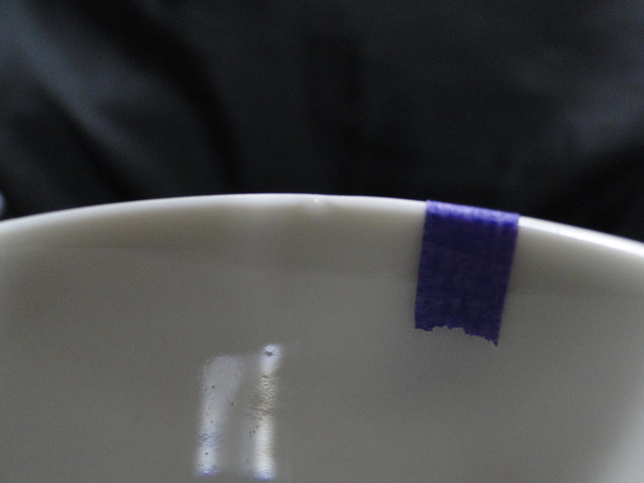 Hutschenreuther Dresden, White, Embossed: Cream Soup Bowl, No Saucer, As Is