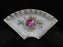 Lefton Antique Handpainted Pink Roses: Cigarette Holder & 4 Ashtrays Set, As Is
