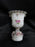 Lefton Antique Handpainted Pink Roses: Cigarette Holder & 4 Ashtrays Set, As Is