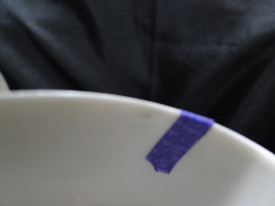 Hutschenreuther Dresden, White, Embossed: Cream Soup Bowl, No Saucer, As Is