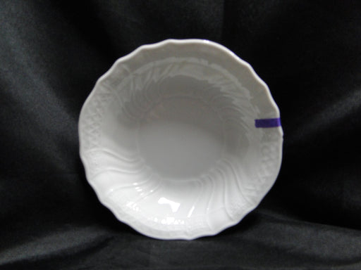 Hutschenreuther Dresden, White, Embossed: Fruit Bowl, 5 1/2", As Is
