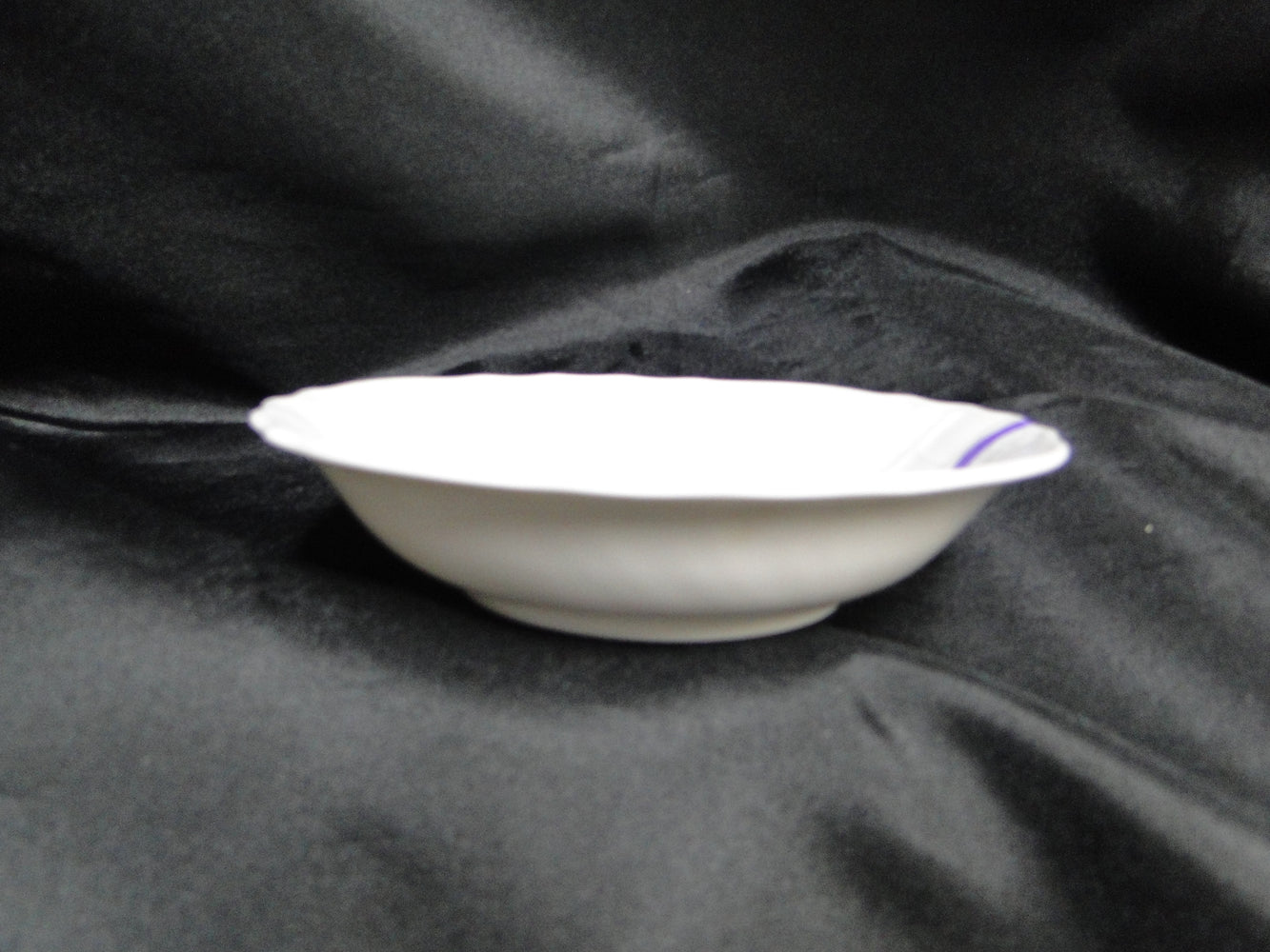 Hutschenreuther Dresden, White, Embossed: Fruit Bowl, 5 1/2", As Is