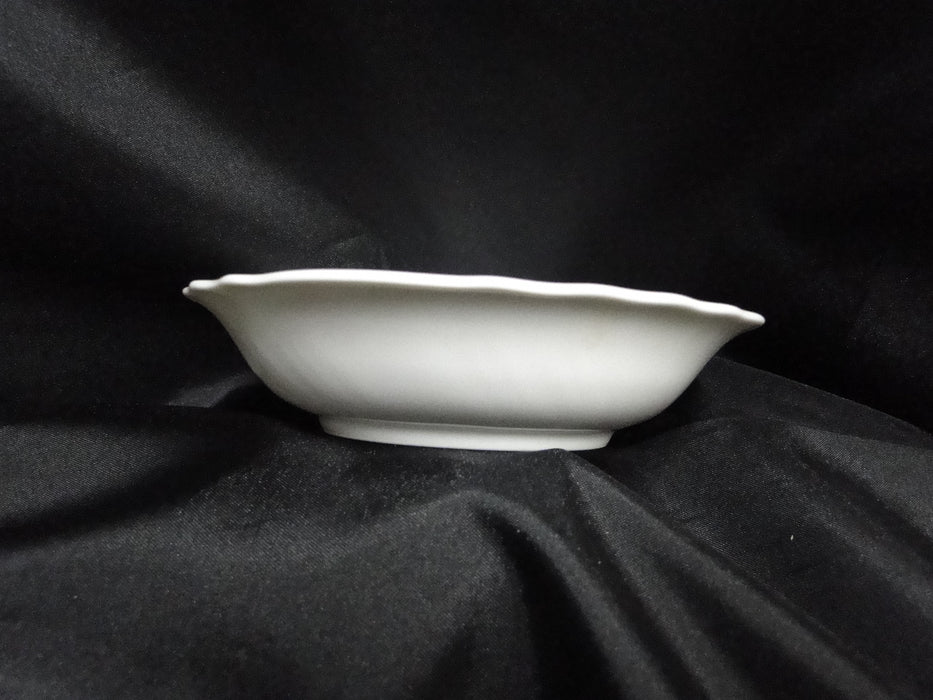 Hutschenreuther Dresden, White, Embossed: Fruit Bowl, 5 1/2", As Is