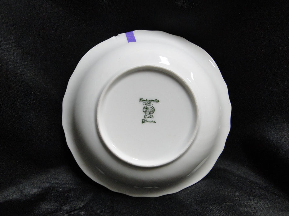 Hutschenreuther Dresden, White, Embossed: Fruit Bowl, 5 1/2", As Is