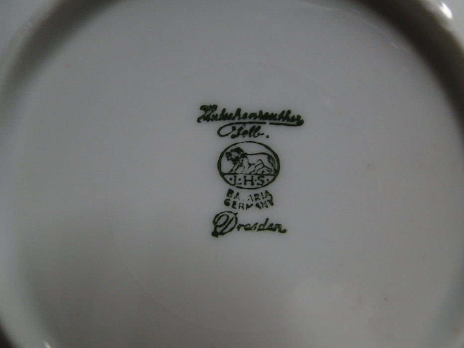 Hutschenreuther Dresden, White, Embossed: Fruit Bowl, 5 1/2", As Is