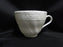 Hutschenreuther Dresden, White, Embossed: Cup & Saucer Set, 2 3/4" Tall, As Is