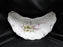 Germany Multicolored Florals, Gold Accents: Crescent Bone Plate, 6 1/2"