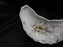 Germany Multicolored Florals, Gold Accents: Crescent Bone Plate, 6 1/2"