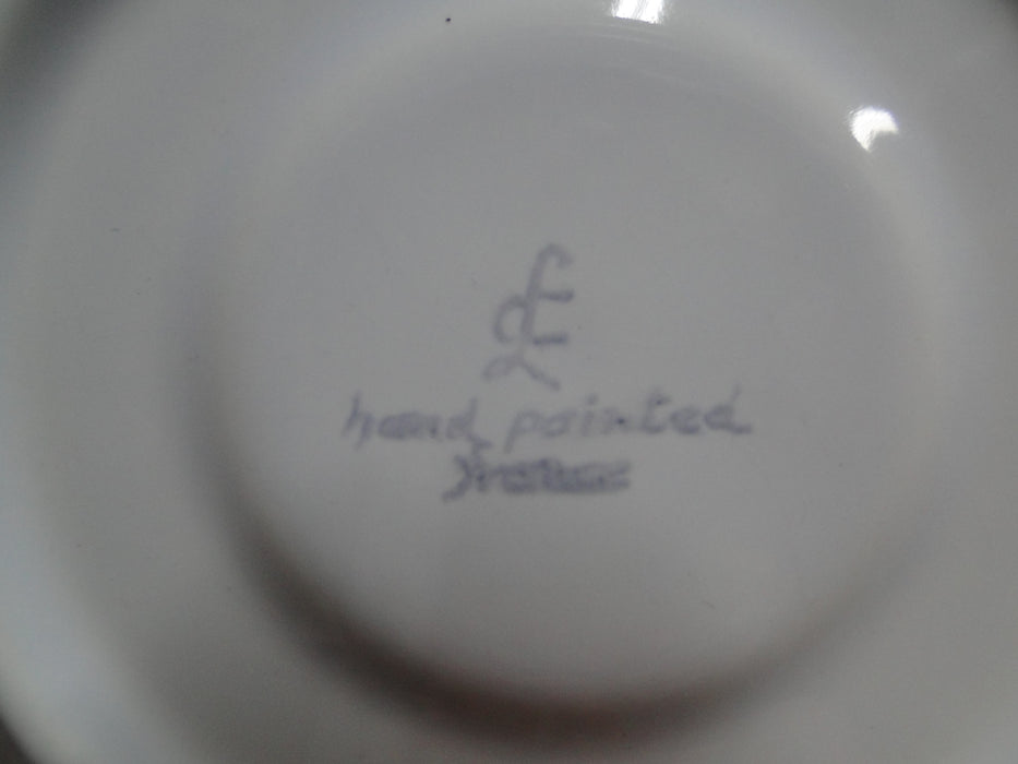 Longchamp Perouges, Light Blue w/ Bird & Flowers: 6 3/8" Saucer Only, Crazing