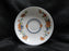 Heinrich Nanking, Coral Flowers w/ Green, Blue, Gold: 5 1/2" Saucer Only
