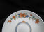 Heinrich Nanking, Coral Flowers w/ Green, Blue, Gold: 5 1/2" Saucer Only