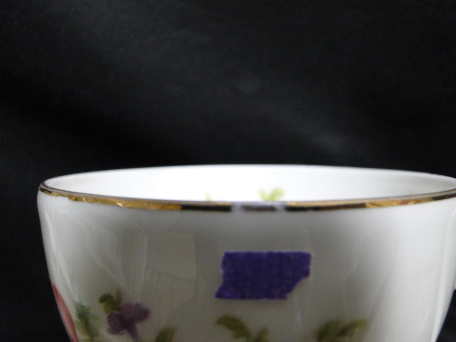 Krister Porzellan (KPM) KPM2, Multi Motif Florals: Cup & Saucer Set, 2 1/4"