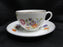 Krister Porzellan (KPM) KPM2, Multi Motif Florals: Cup & Saucer Set, 2 1/4"