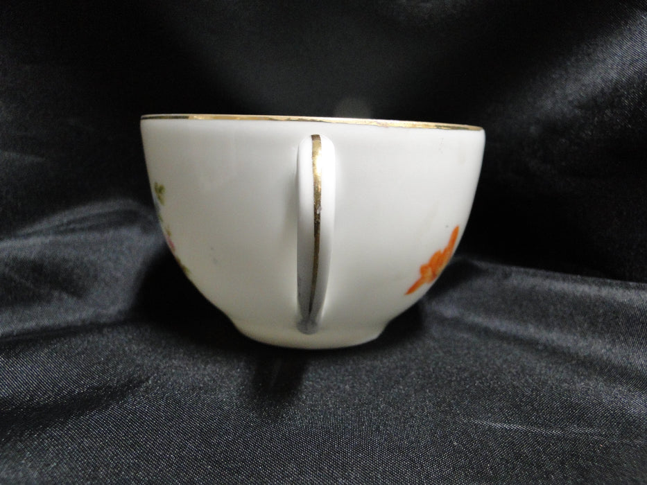 Krister Porzellan (KPM) KPM2, Multi Motif Florals: Cup & Saucer Set, 2 1/4"