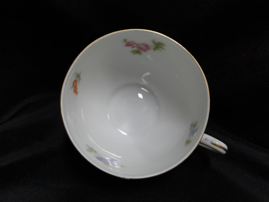 Krister Porzellan (KPM) KPM2, Multi Motif Florals: Cup & Saucer Set, 2 1/4"