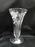 Echt Bleikristall, Clear w/ Gray Cut Roses: Vase, 3 3/4" x 7 1/4" Tall