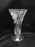 Echt Bleikristall, Clear w/ Gray Cut Roses: Vase, 3 3/4" x 7 1/4" Tall