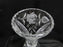 Echt Bleikristall, Clear w/ Gray Cut Roses: Vase, 3 3/4" x 7 1/4" Tall