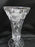 Echt Bleikristall, Clear w/ Gray Cut Roses: Vase, 3 3/4" x 7 1/4" Tall