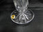 Echt Bleikristall, Clear w/ Gray Cut Roses: Vase, 3 3/4" x 7 1/4" Tall