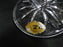 Echt Bleikristall, Clear w/ Gray Cut Roses: Vase, 3 3/4" x 7 1/4" Tall