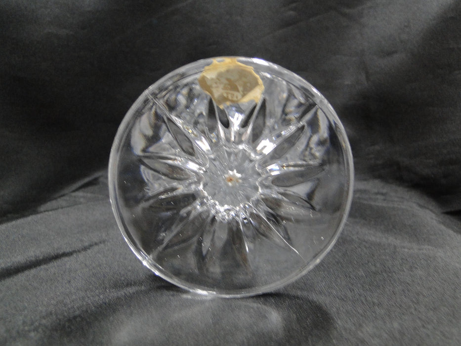Echt Bleikristall, Clear w/ Gray Cut Roses: Vase, 3 3/4" x 7 1/4" Tall