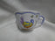 Longchamp Perouges, Light Blue w/ Bird & Flowers: 2 3/8" Cup Only, Flaw