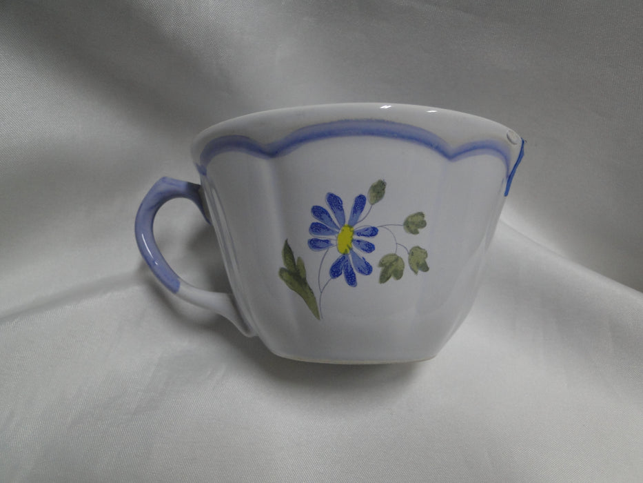 Longchamp Perouges, Light Blue w/ Bird & Flowers: 2 3/8" Cup Only, Flaw