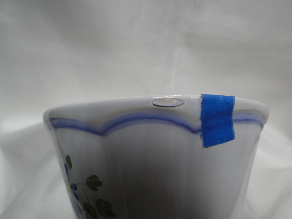 Longchamp Perouges, Light Blue w/ Bird & Flowers: 2 3/8" Cup Only, Flaw